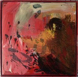 Anna Hryniewicz, acrylic on box 2017