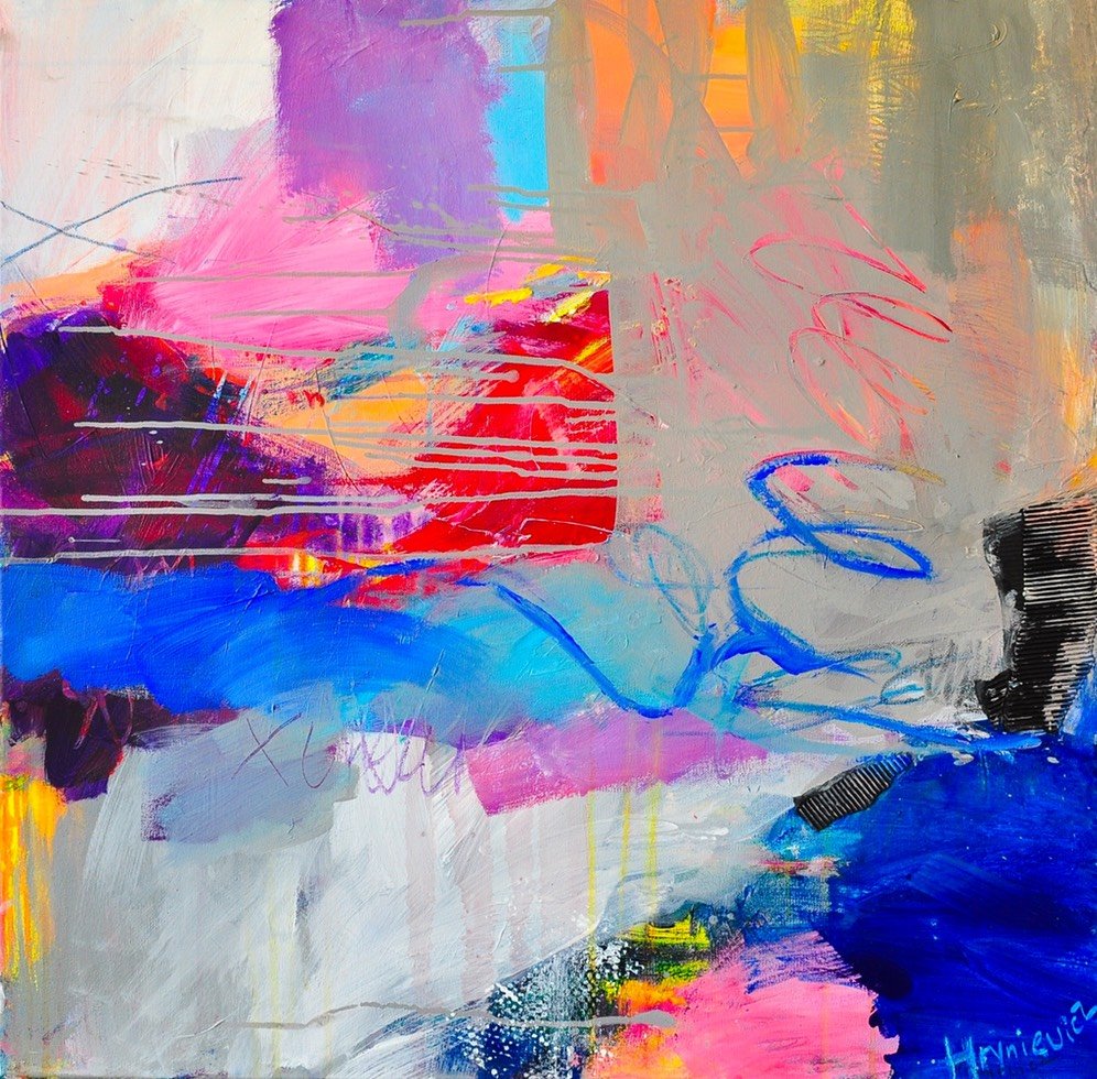 Anna Hryniewicz parallel world 29052017 acryl canvas 80x80cm