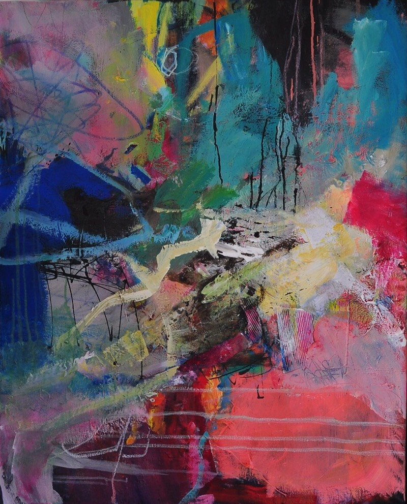 Anna Hryniewicz Elements 100x80 acryl:canvas Dec2016:17