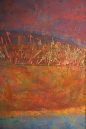 Breath of the light, 140x100cm  acrylic on canvas 2006