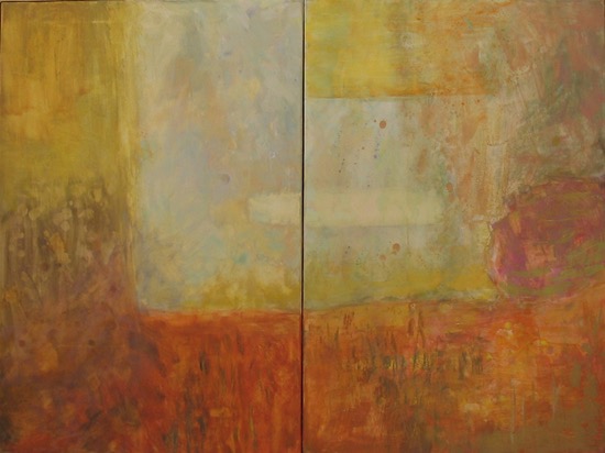 I see the light through the window, 120x100cm acrylic on canvas 2005