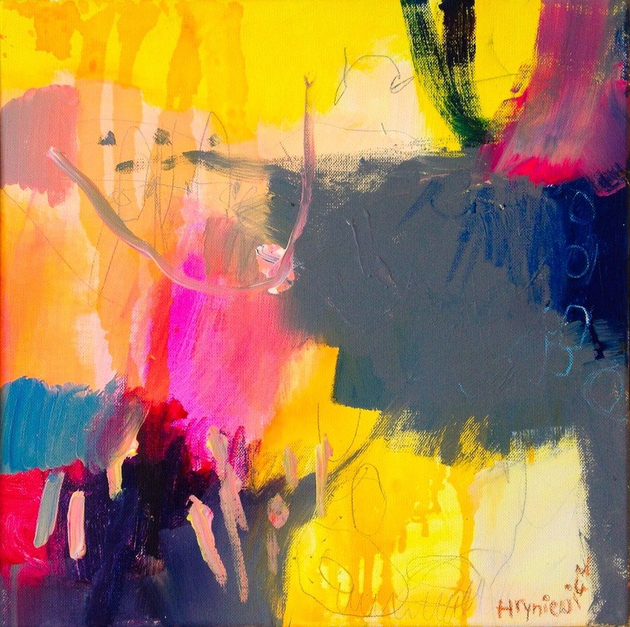 inner child's play AnnaHryniewicz acr/canv/40x40/2017