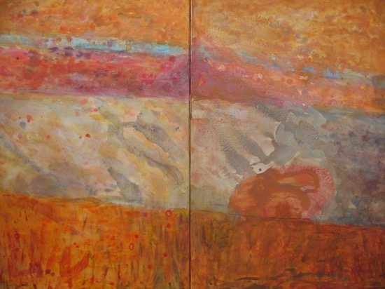Light of the sky, 120x80cm acrylic on canvas 2005