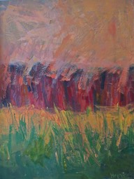 View from my brother's window, 40x50cm acrylic on canvas 2013