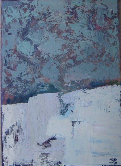 Winter, 26x36cm  acrylic on canvas 2010